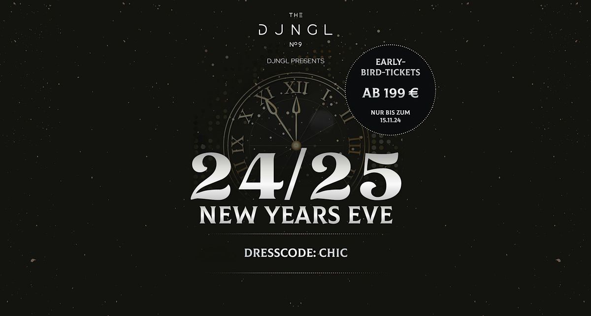 EARLY-BIRD | New Years Eve | The DJNGL Heidelberg