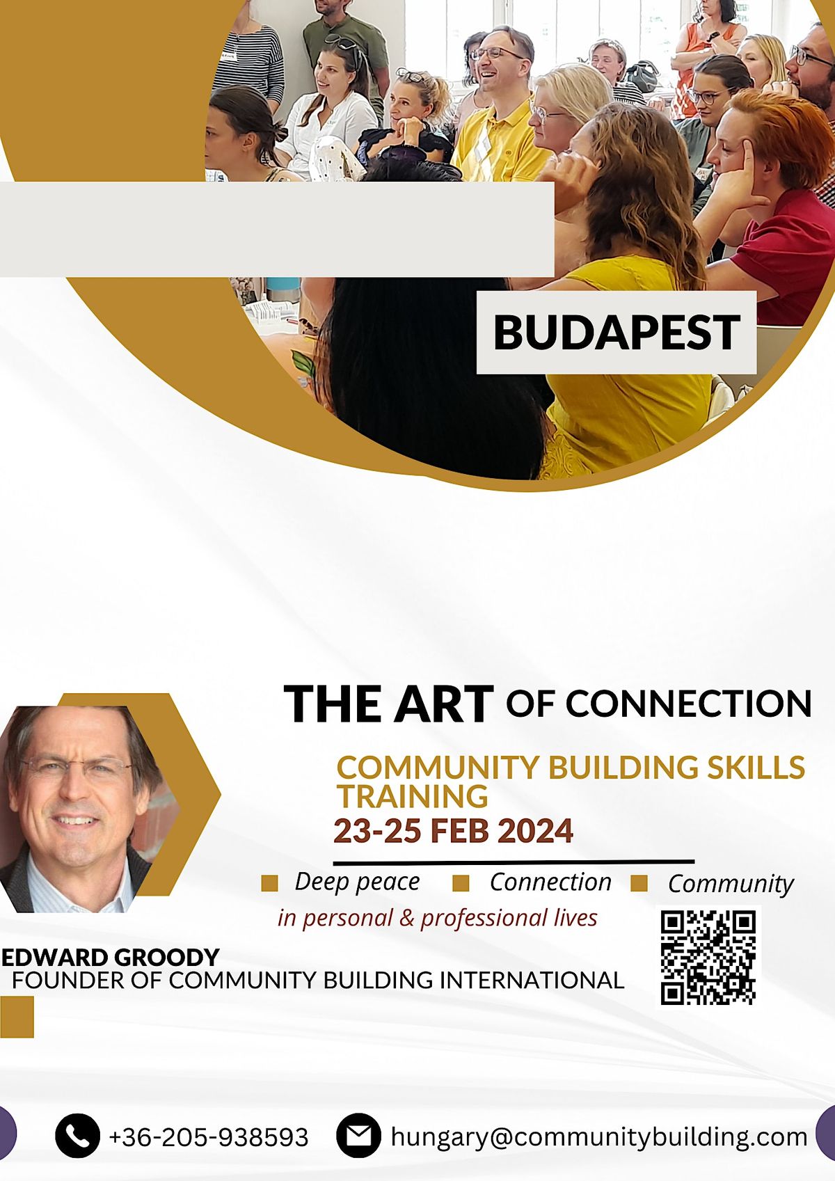 THE ART OF CONNECTION Community Building Skills Training with Edward Groody