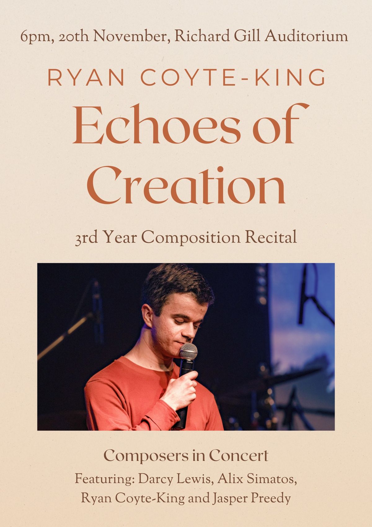 Echoes of Creation - Ryan Coyte-King\u2019s 3rd Year Recital