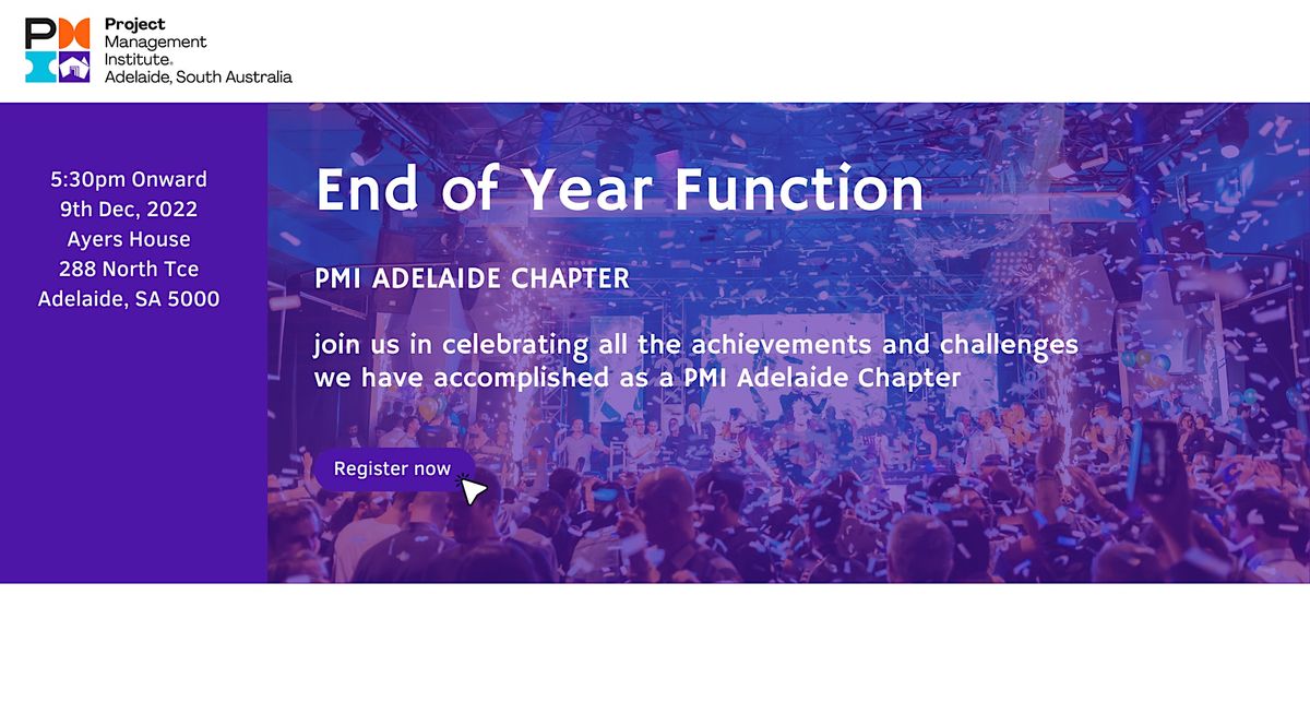 PMI Adelaide End of Year Function 2022