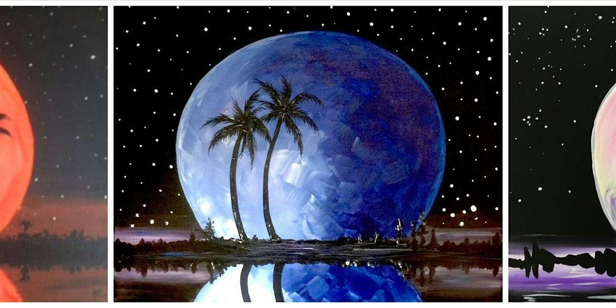 Moonlit Paradise - Paint and Sip by Classpop!\u2122