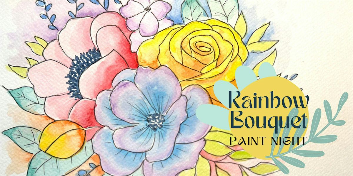 Gwartzman's Presents | Rainbow Watercolour Bouquet