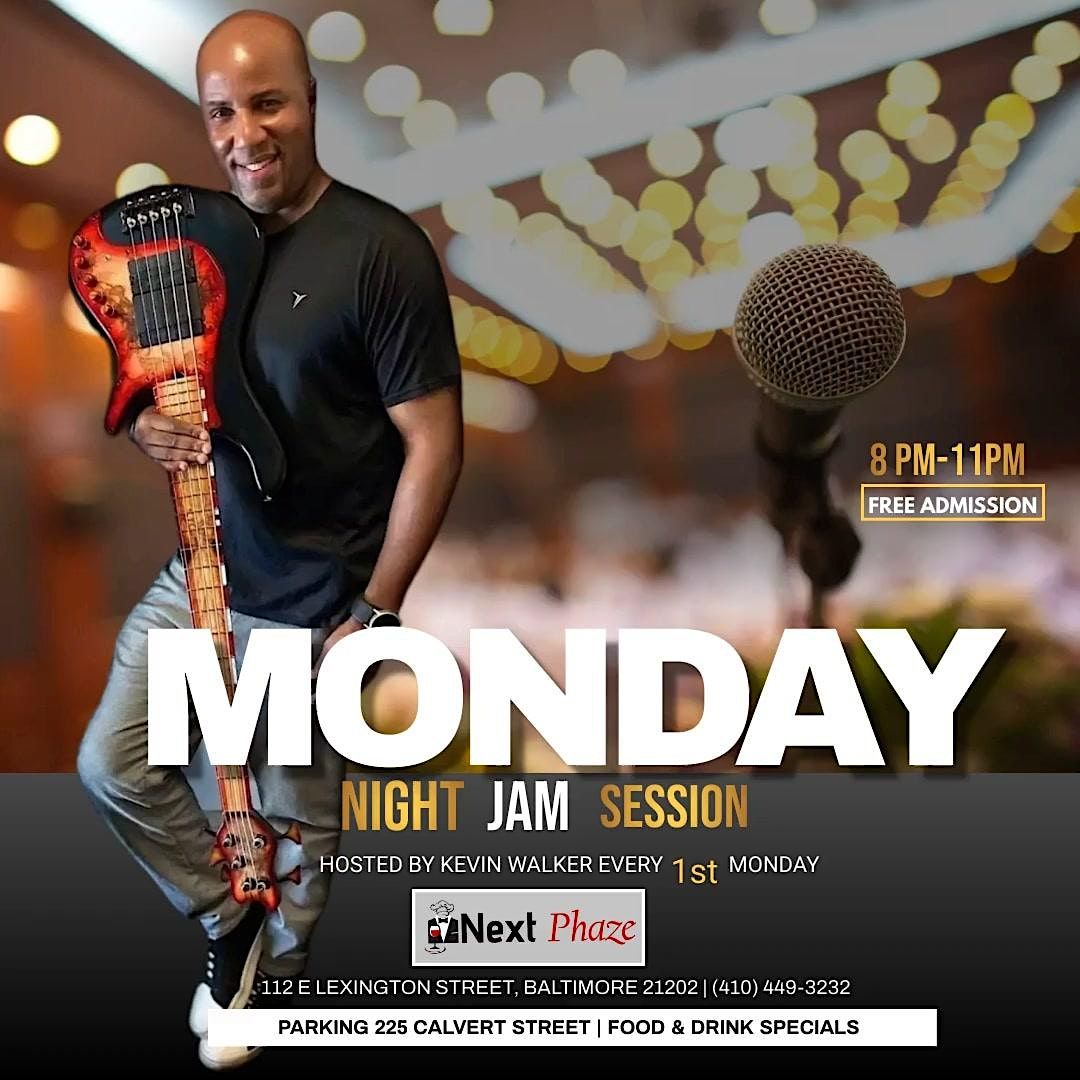 Monday Night Jam Session hosted Kevin Walker (1st Mondays)