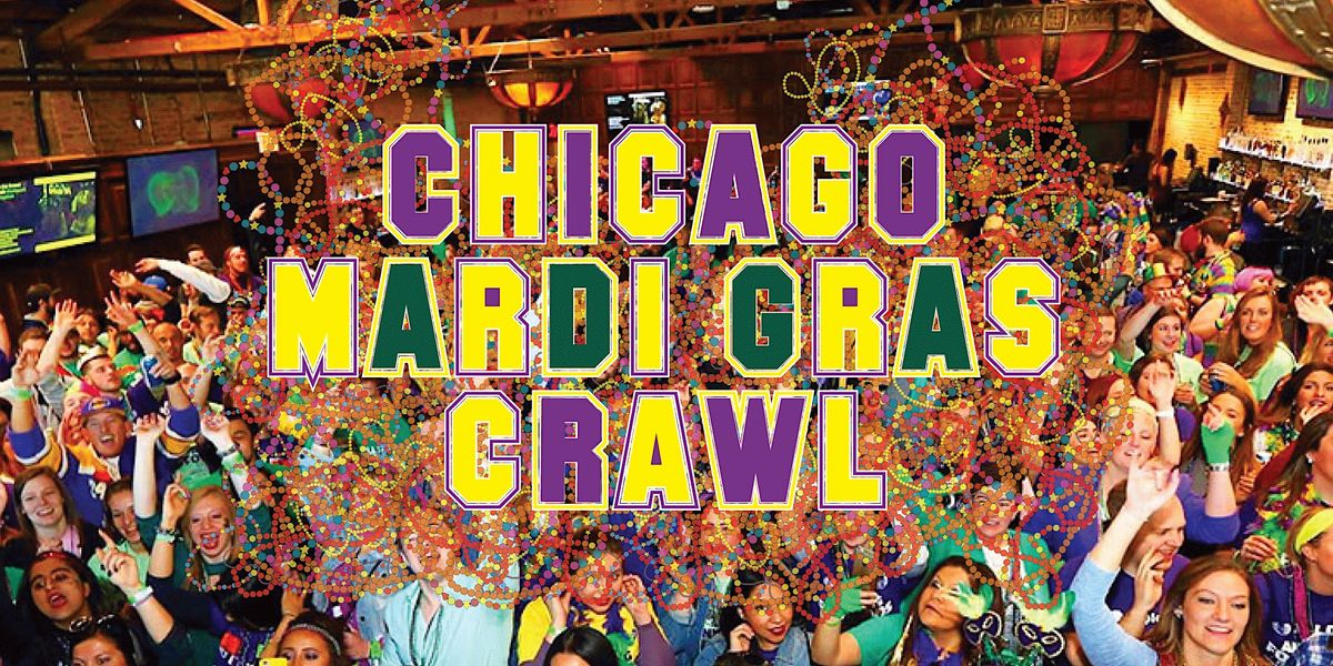Chicago Mardi Gras Crawl - $10 Tix Include Brunch, Gift Cards & Beads!