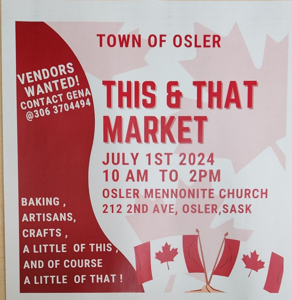 Osler's First-Ever Canada Day Market