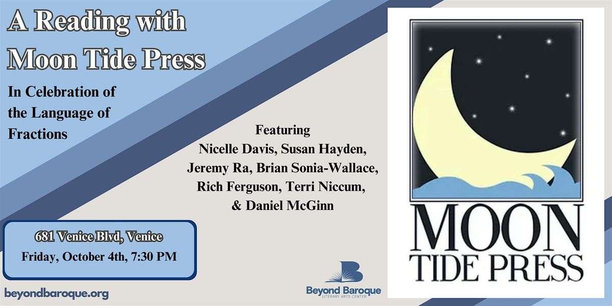 A Reading with Moon Tide Press: In Celebration of the Language of Fractions