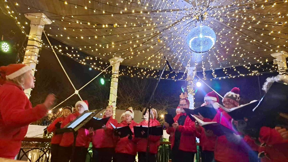 Ironbridge Christmas Lights switch on