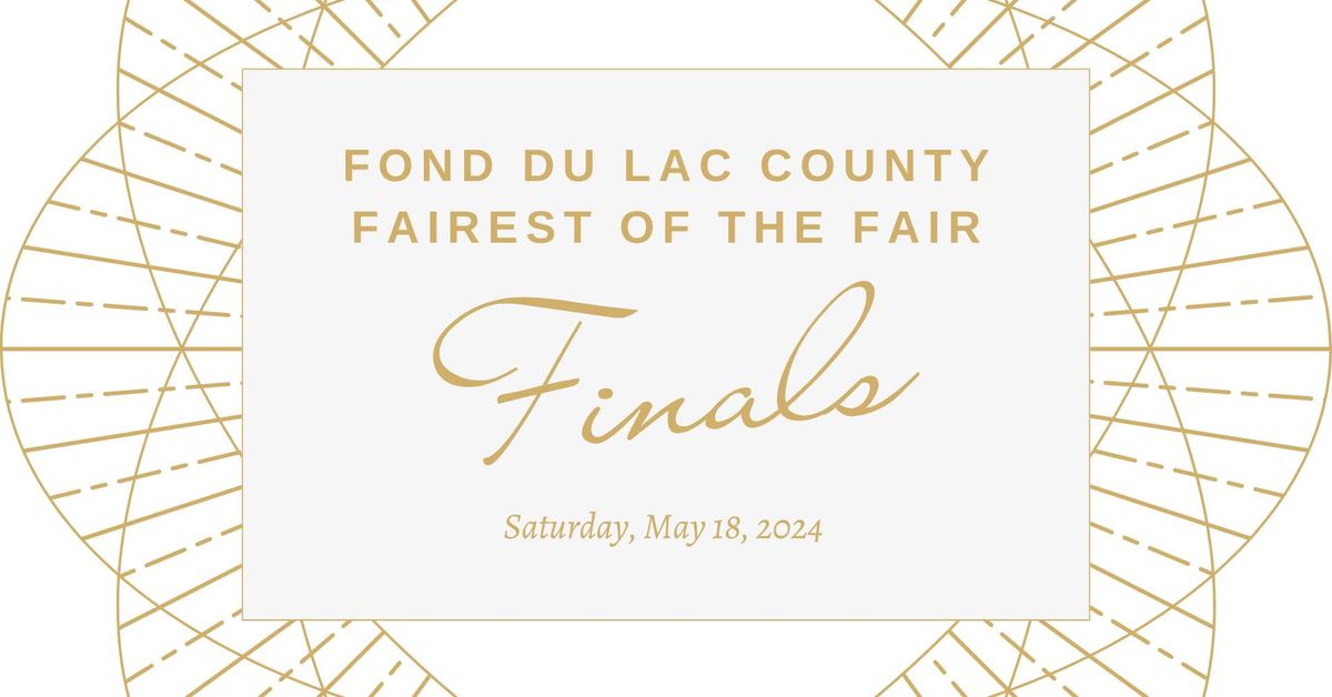 2024 Fond du Lac Co Fairest of the Fair Crowning