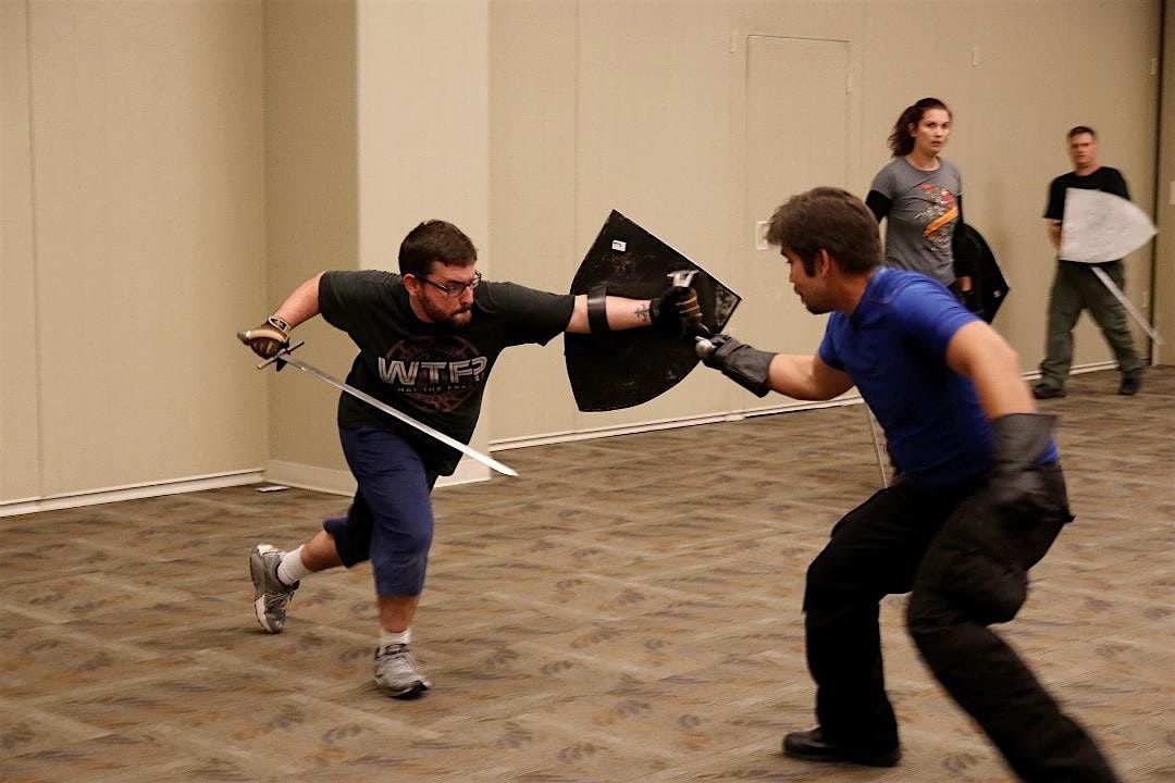 Swords in the Swamp Stage combat workshop