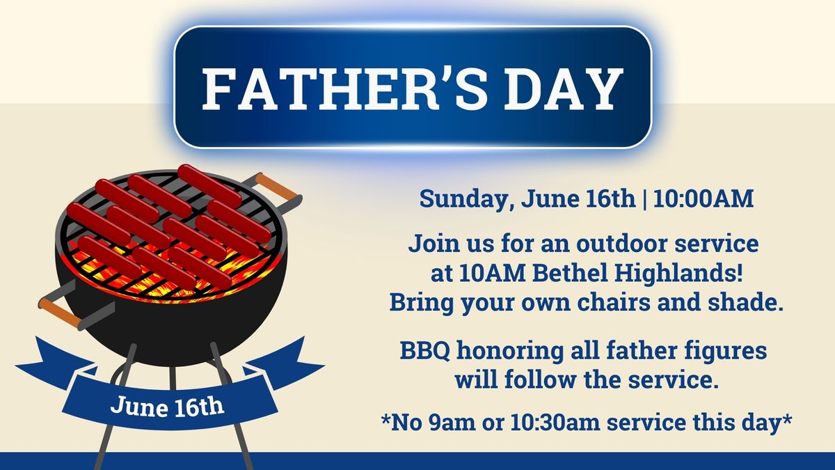Father's Day Service & BBQ