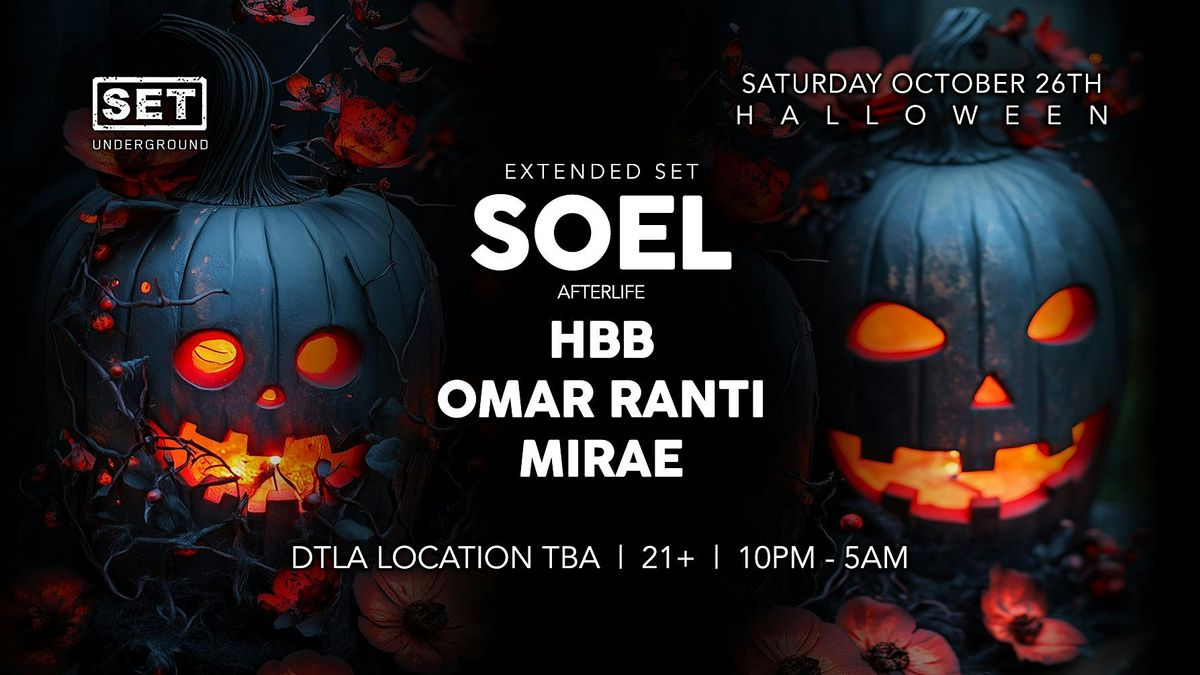 SET with SOEL (Afterlife) Halloween in LA, Secret Location LA, LOS ...
