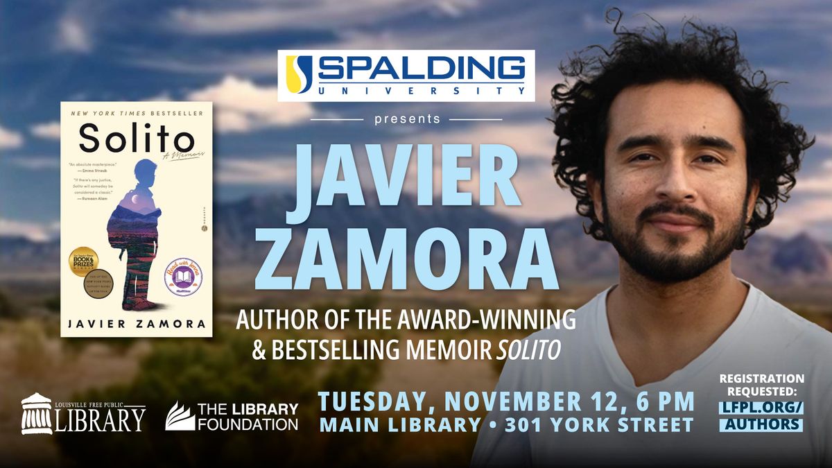 Author & Poet Javier Zamora