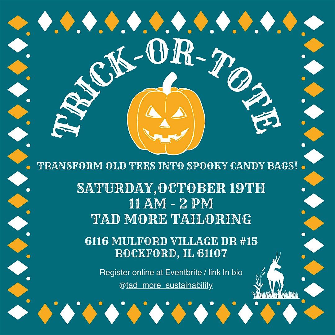 Trick-or-Tote: Transform Old Tees into Spooky Candy Bags!