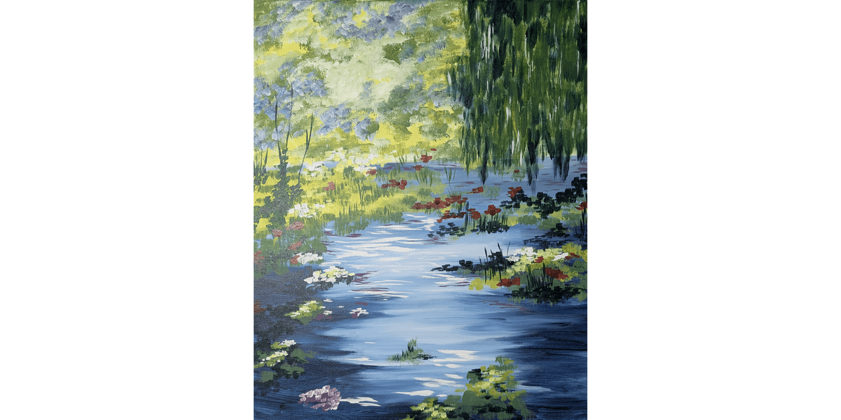 Monet Inspired Weeping Willow - Paint and Sip in Boston | Classpop!\u2122