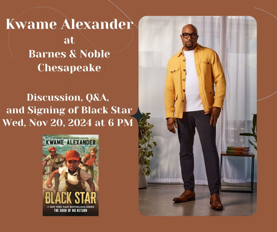 Kwame Alexander Discussion & Signing