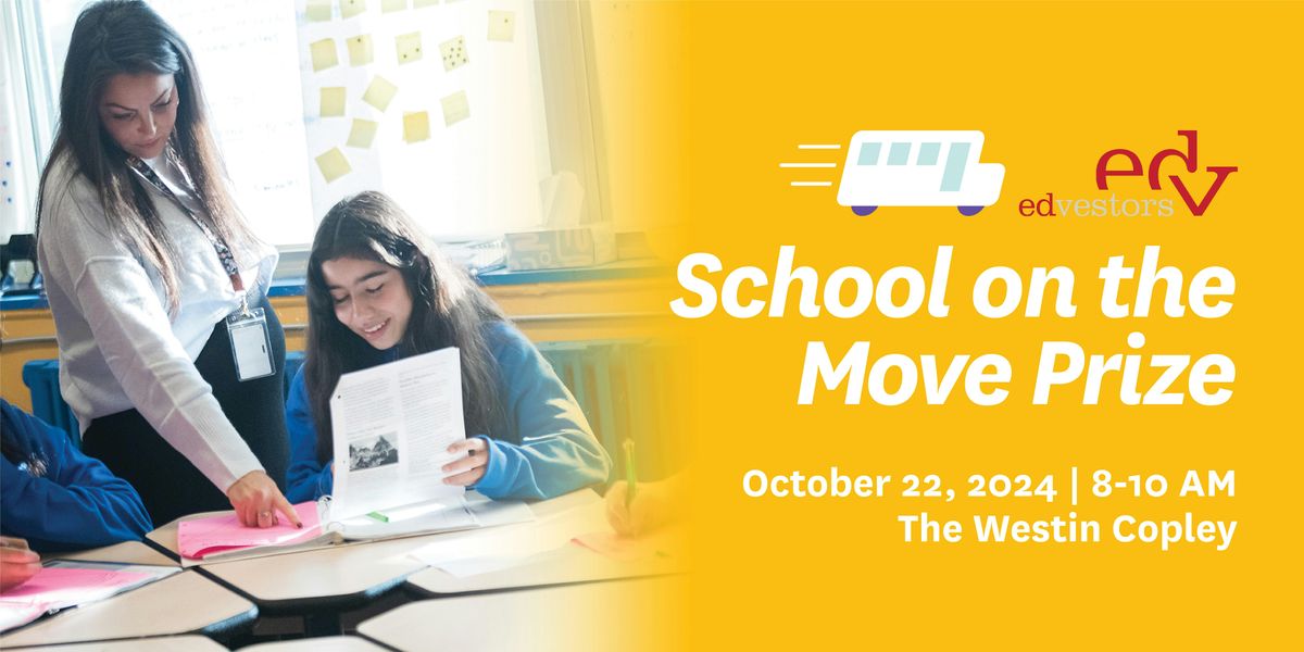 EdVestors' 19th Annual School on the Move Prize Ceremony