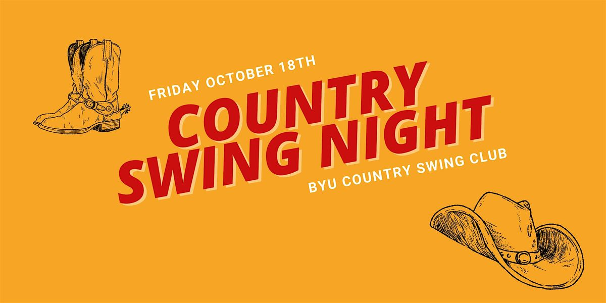 Graduate Country Swing Night (BYU Country Swing Club)