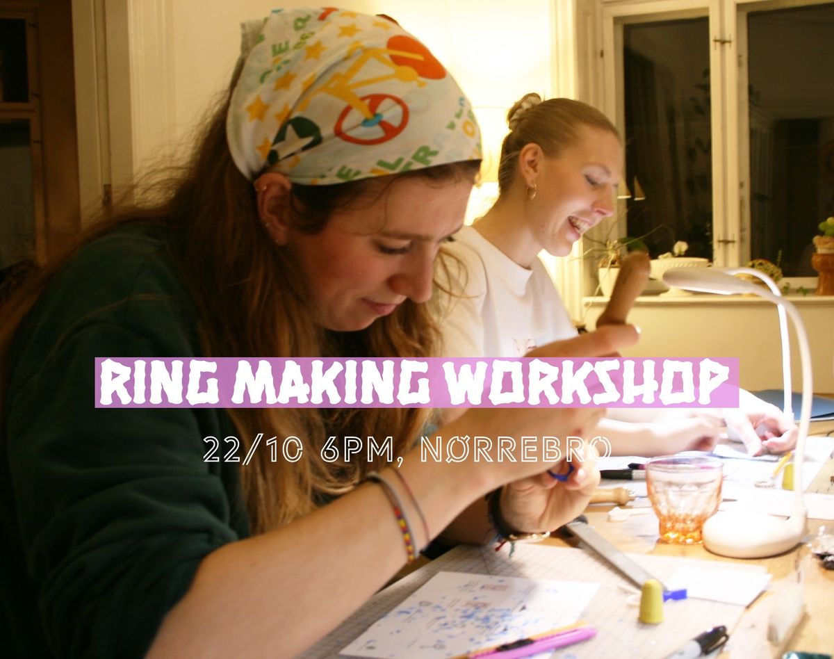 Silver ring making workshop