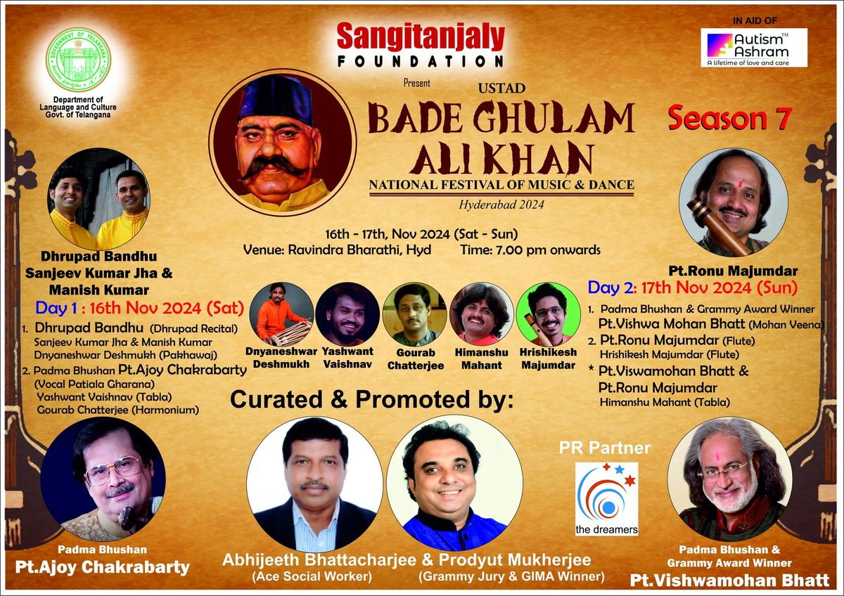 Ustad Bade Ghulam Ali Khan National Festival of Music