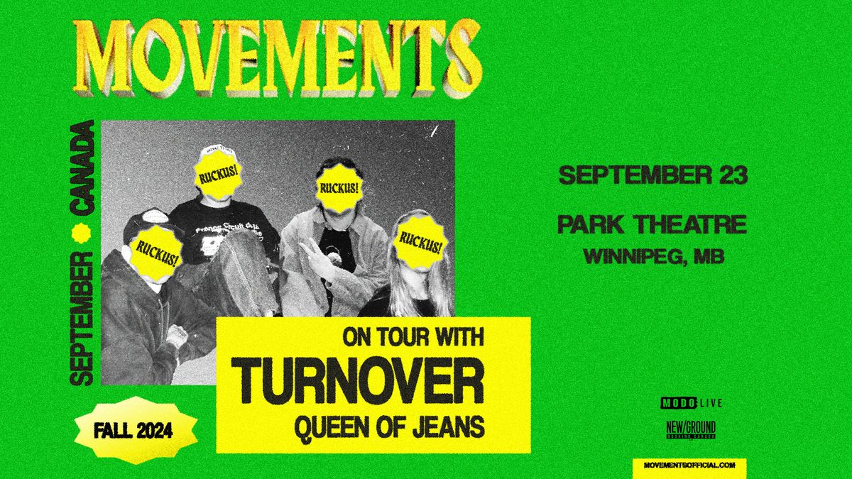 Movements w\/ Turnover & Queen Of Jeans - Winnipeg