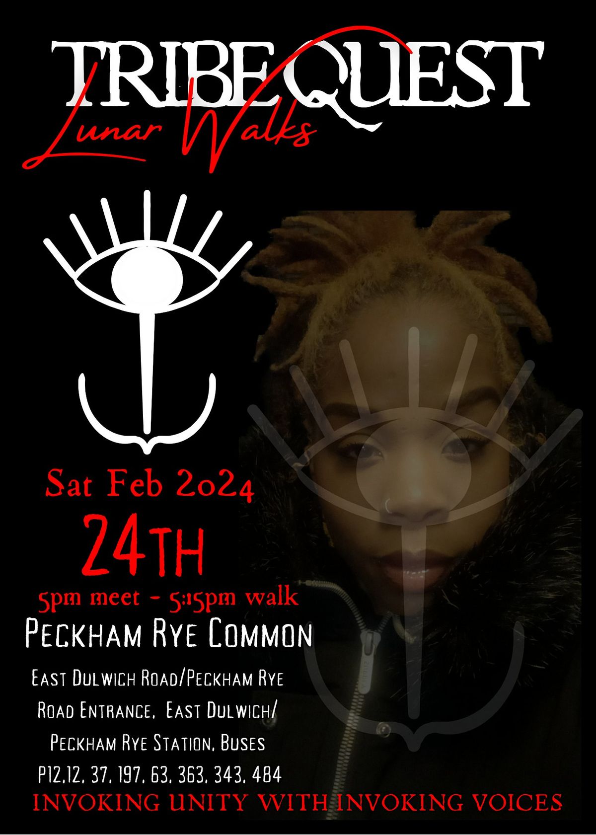 TRIBE QUEST, East Dulwich Road / Peckham Rye, London, UK, 24 February 2024