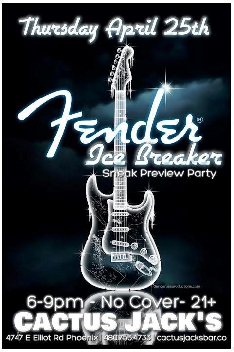 \u2b50\ufe0fThe Fender Corporation? Band Jam Pre-Party at Cactus Jack's!! Live Music & Comedy!!