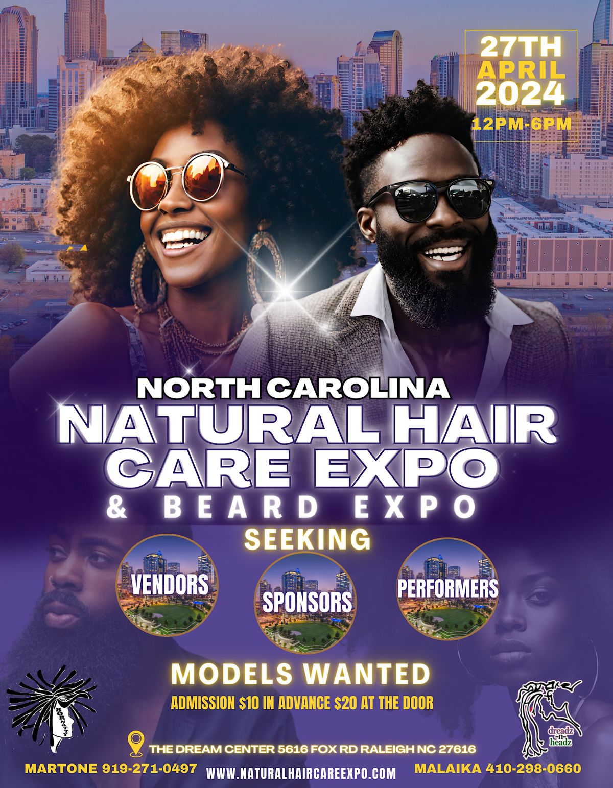 North Carolina Natural  Hair and  Beard Care Expo 2024