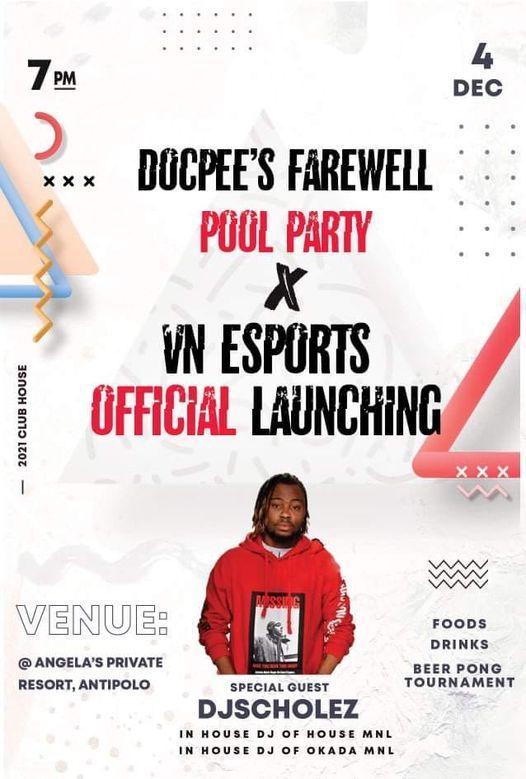 DocPee's Farewell Pool Party X VN eSports Official Launching