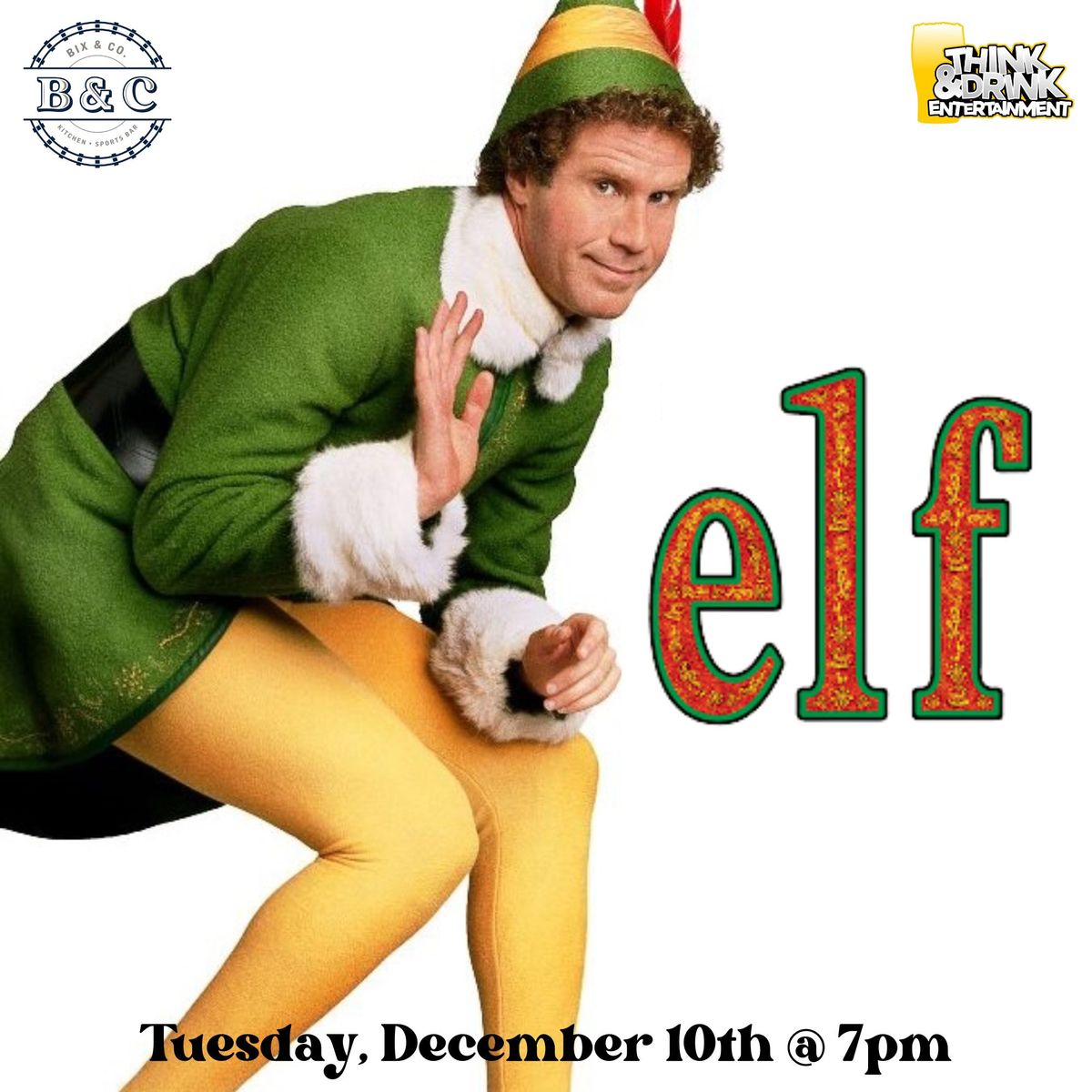 Elf Trivia Night @ Bix & Co. (West Des Moines, IA) \/ Tuesday, December 10th @ 7pm