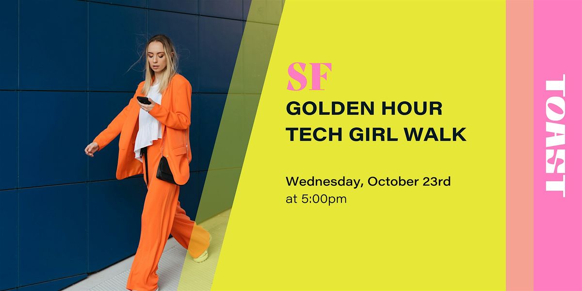 SF Golden Hour Tech Girl Walk