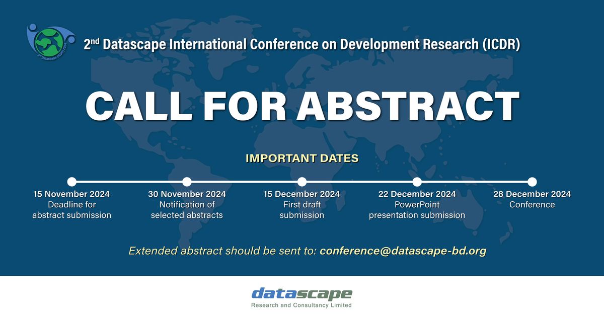 2nd International Conference on Development Research