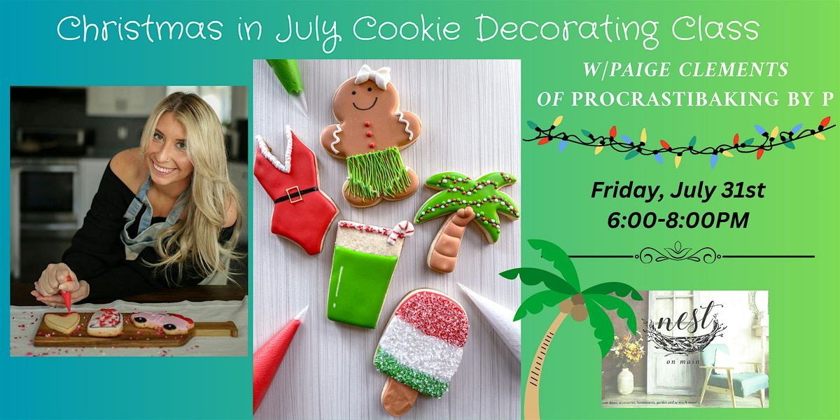 Christmas in July Cookie Decorating Class w\/ Paige