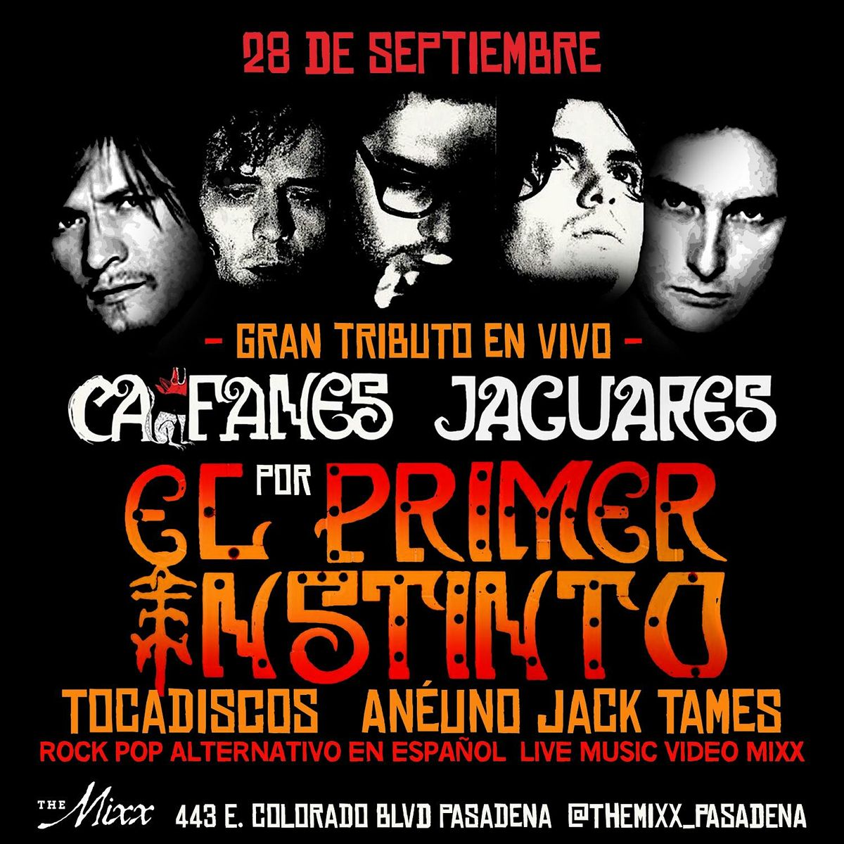 DOS TRIBUTOS en VIVO a CAIFANES y JAGUARES