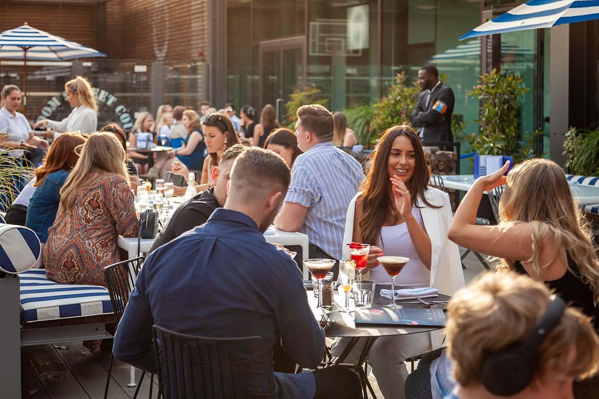 Bottomless Sky Brunch, Skylark Roof Garden, London, 18 June 2023