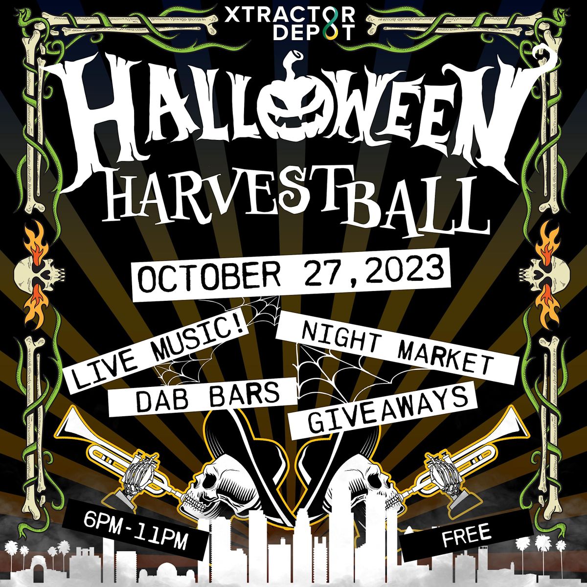 Halloween Harvest Ball, Xtractor Depot, Montebello, 27 October 2023