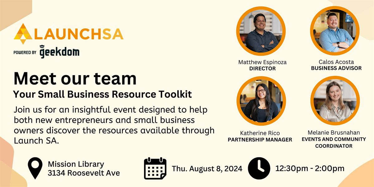 Meet the Launch SA Team: Your Small Business Resource Toolkit