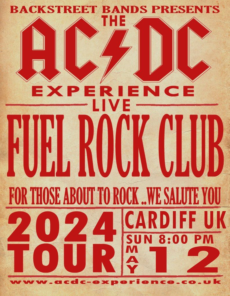 The AC\/DC Experience - Fuel Rock Club - Cardiff