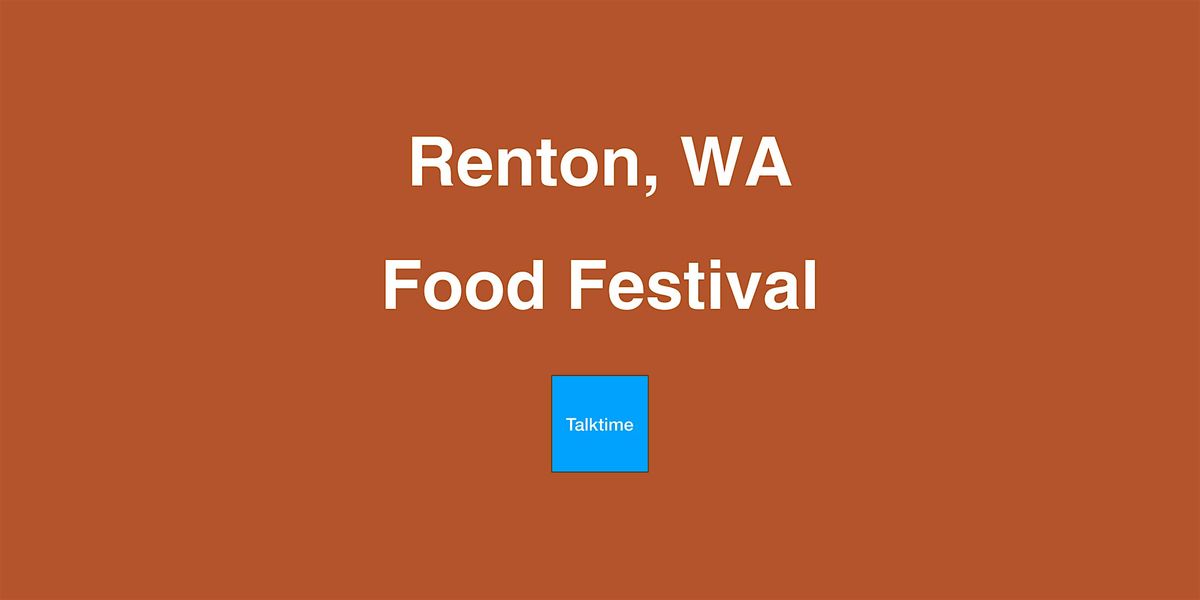 Food Festival - Renton