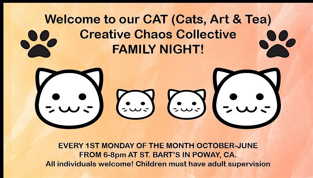 FAMILY NIGHT CAT Creative Chaos Collective