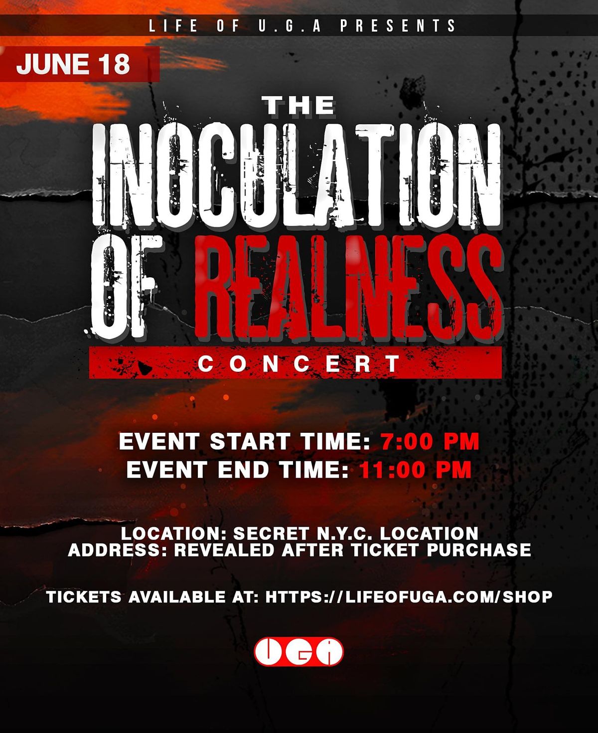 The Inoculation of Realness Concert