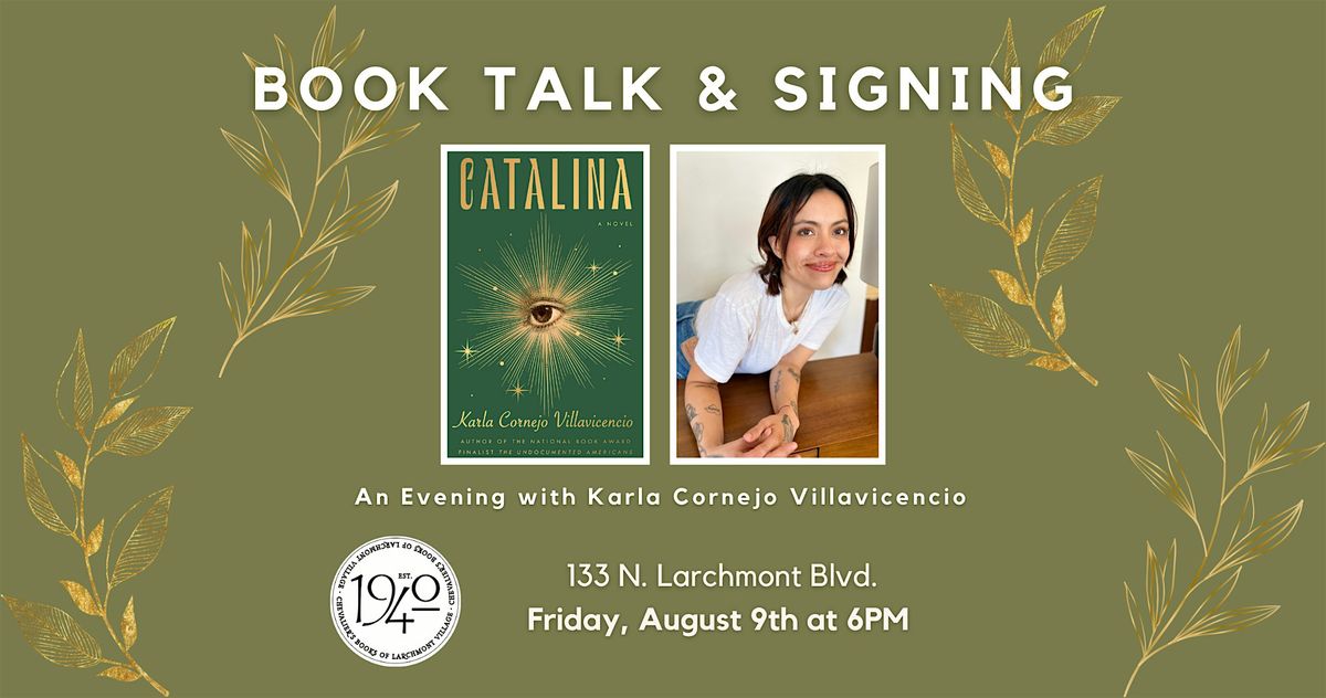 Book Talk! Karla Cornejo Villavicencio's CATALINA