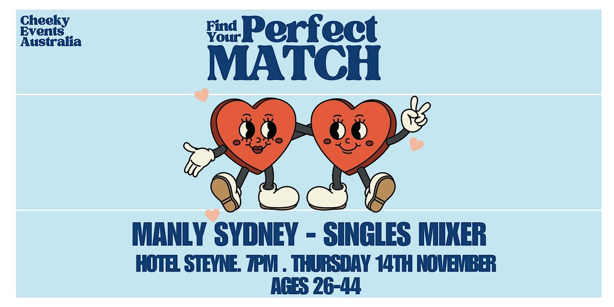 Sydney singles mixer in Manly for ages 26-44-Cheeky Events Australia