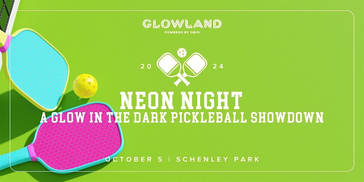 Neon Night: A Glow in the Dark Pickleball Showdown