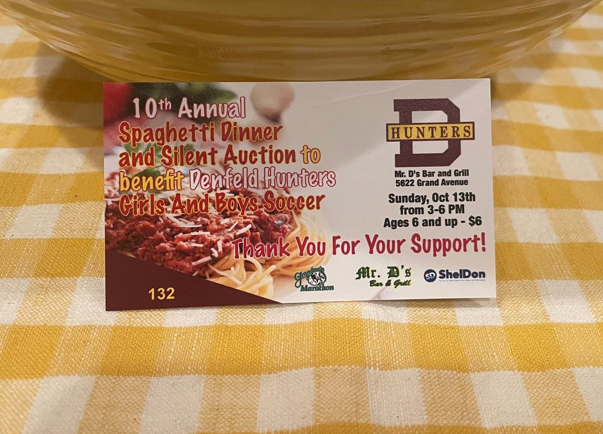 Denfeld Boys & Girls Soccer Spaghetti Dinner & Silent Auction