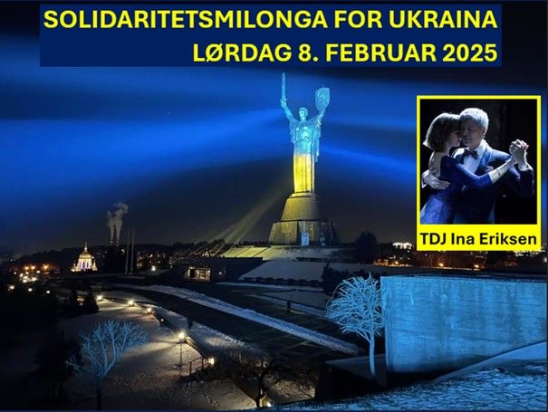 Solidaritetsmilonga for Ukraina - februar 2025