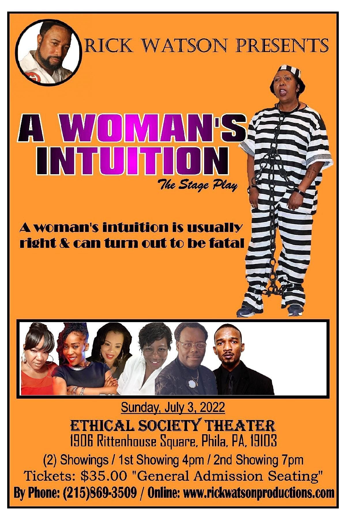 A WOMAN'S INUITION The Stage Play