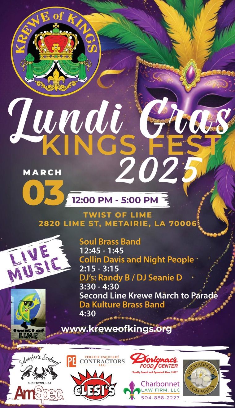 Lundi Gras Kings Fest 2025