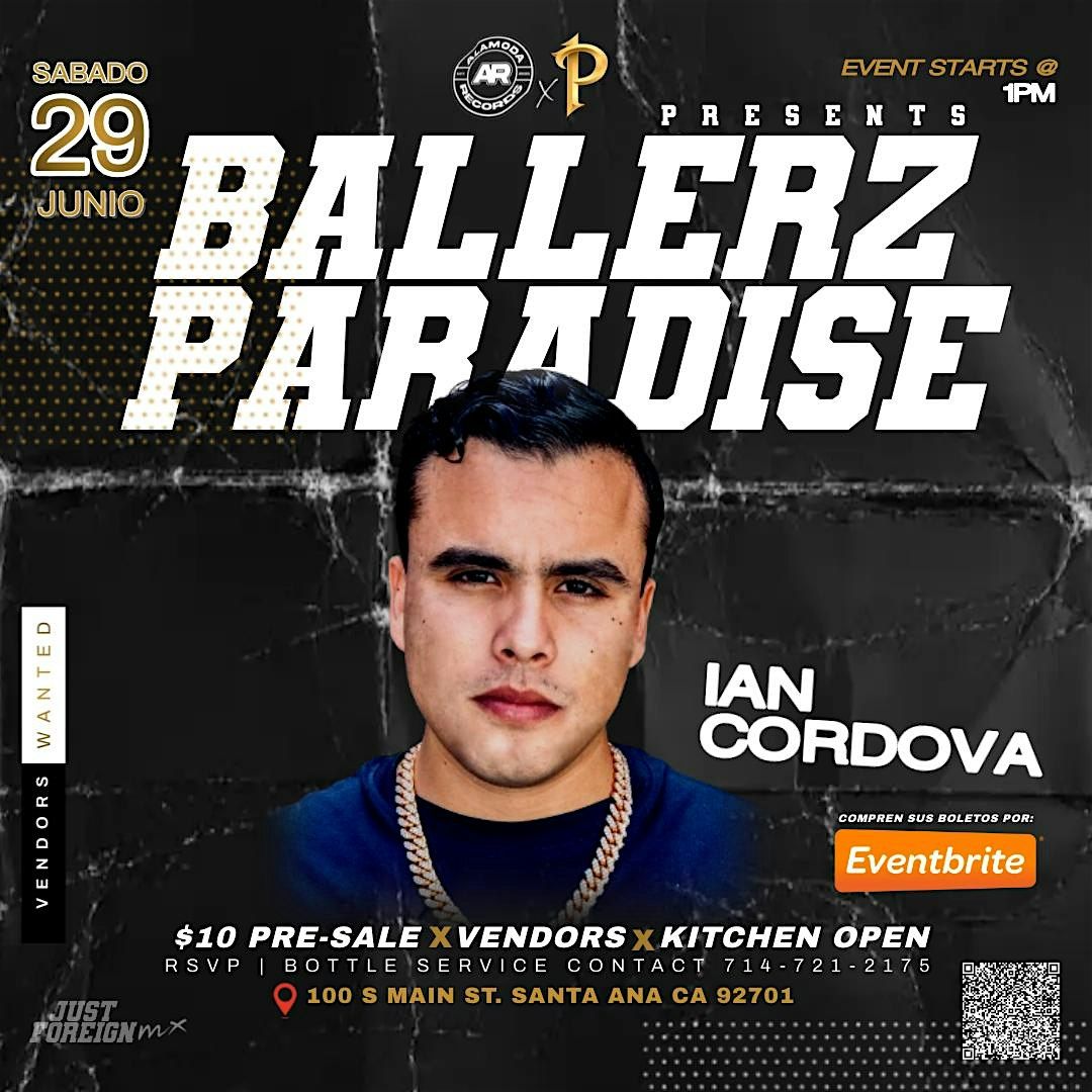 Ian Cordova  @Ballerz Paradise\/ Parral Night Club