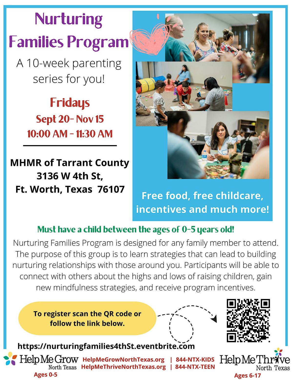 Face to Face Nurturing Families Program- 4th St