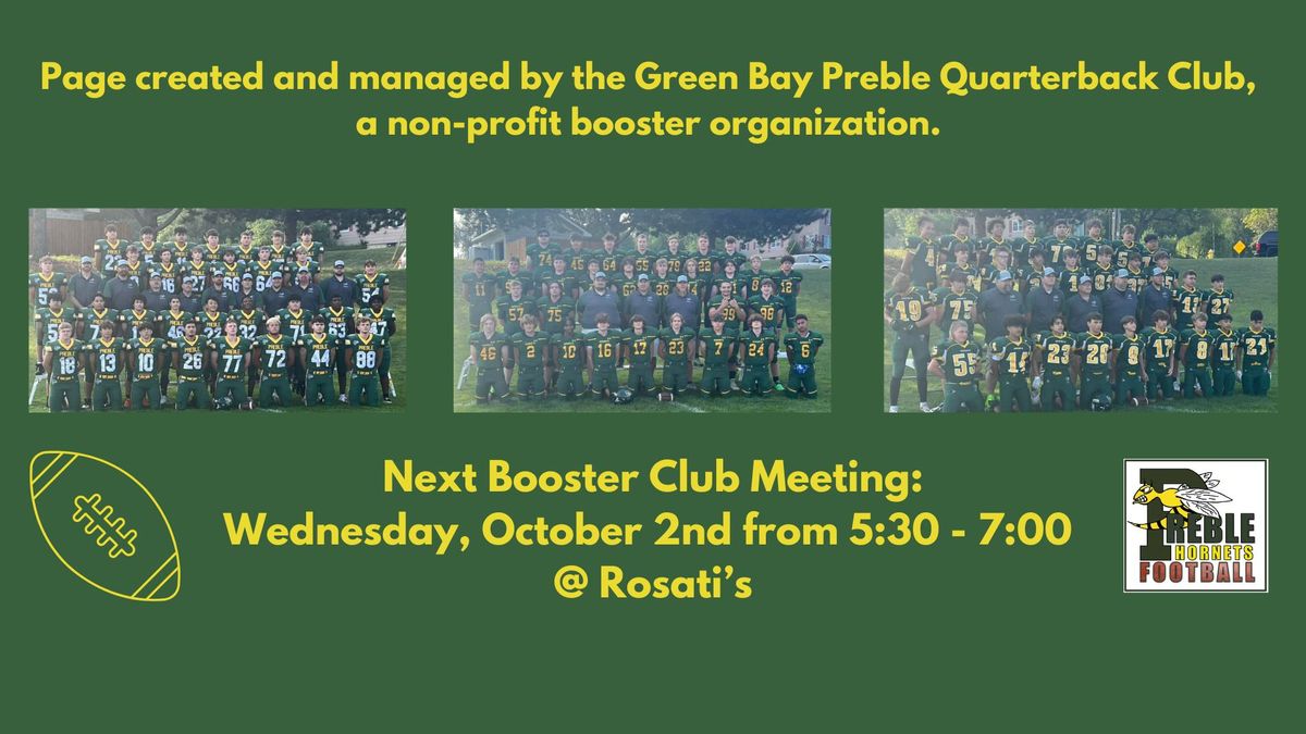 Booster Club Meeting